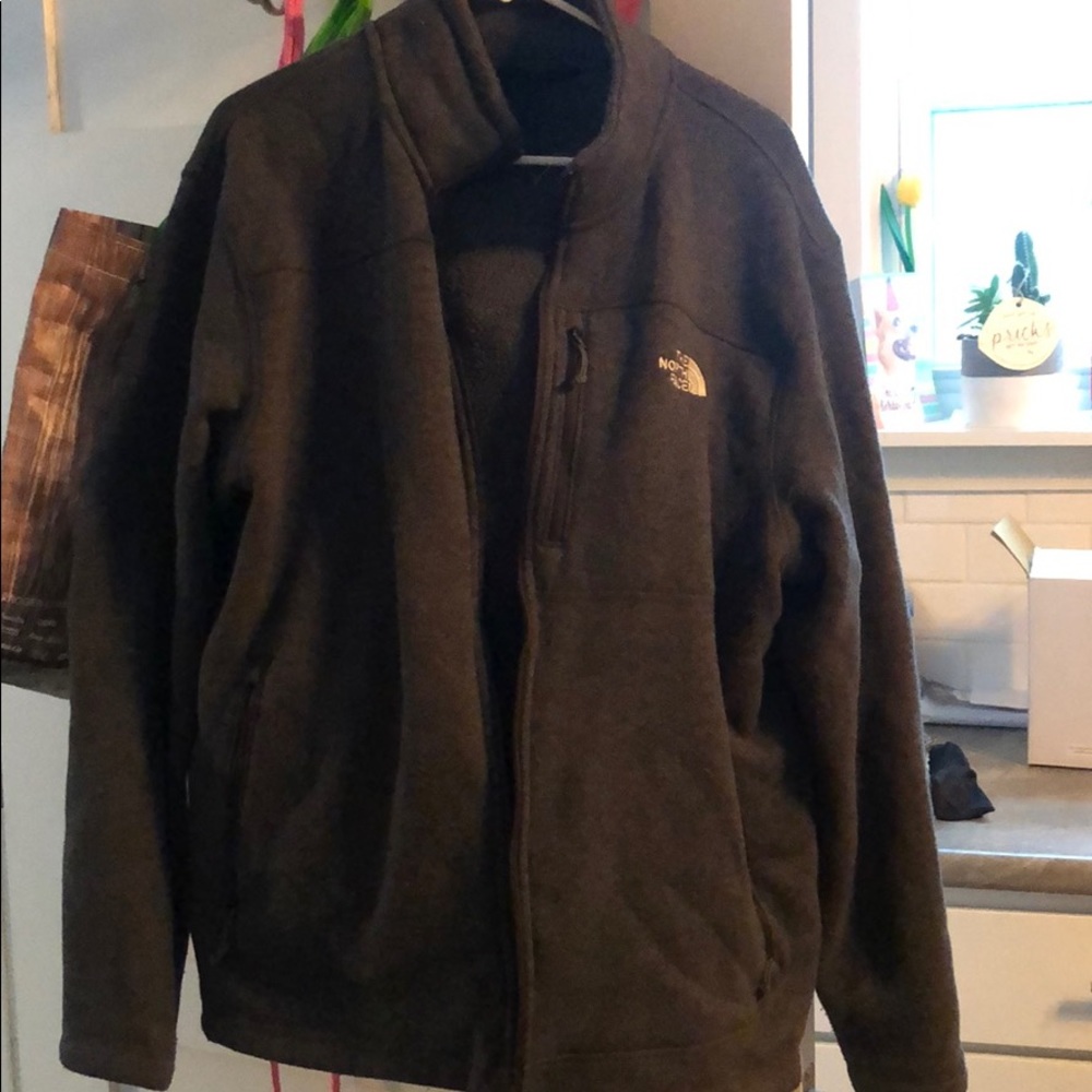 Men’s north face fleece zip